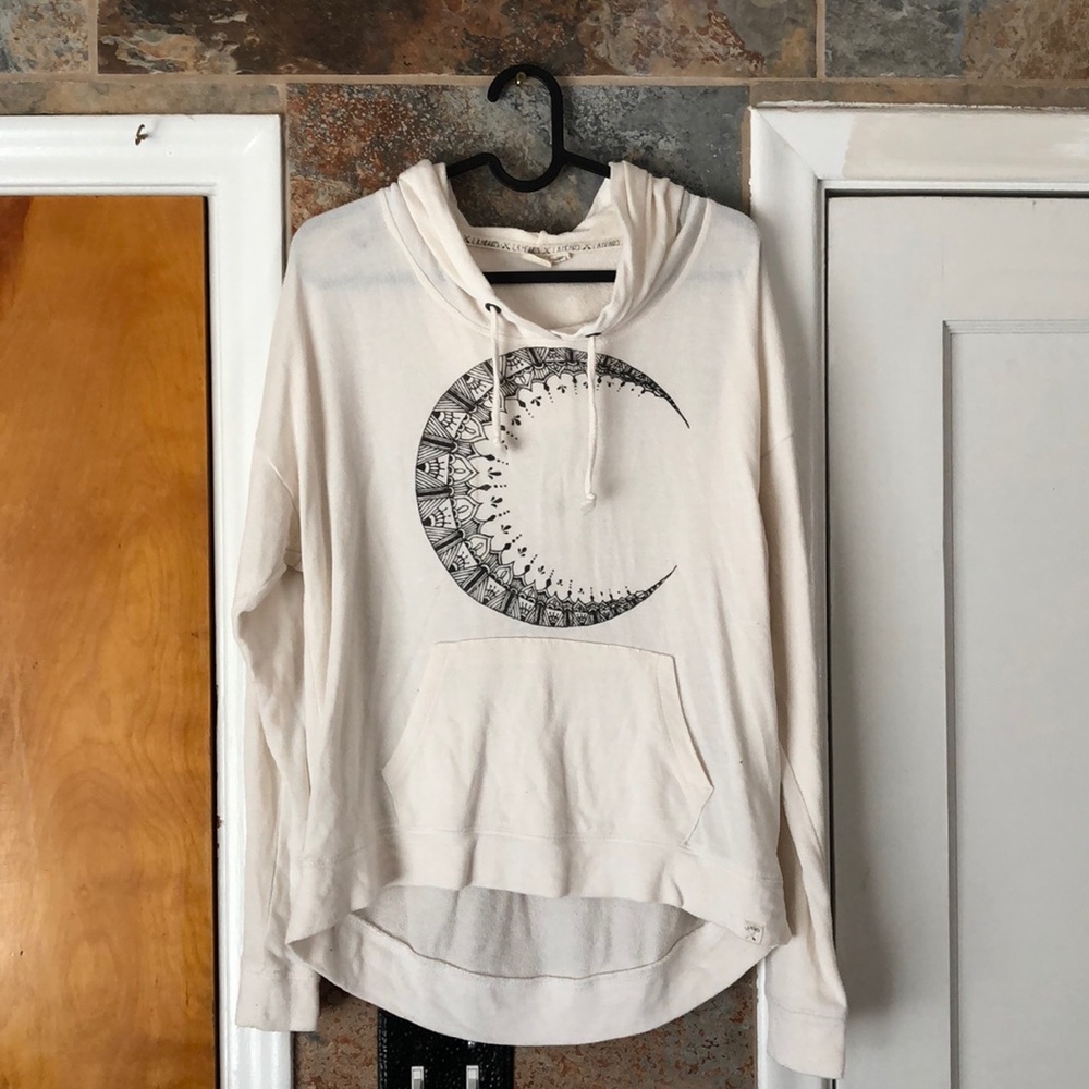 LA Hearts Moon Hi-Low Hoodie